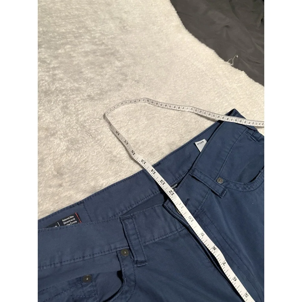 True Religion‎ Geno Relaxed Fit Blue Distressed Ripped Pants Size 40x34